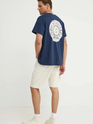 Levi's T-shirt basic męski bawełniany RELAXED FIT TEE granatowy
