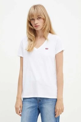 Levi's t-shirt bawełniany 2-pack damski kolor czerwony A3624