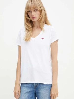 Levi's t-shirt bawełniany 2-pack damski kolor czerwony A3624