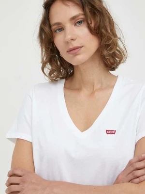 Levi's t-shirt bawełniany 2-pack kolor biały
