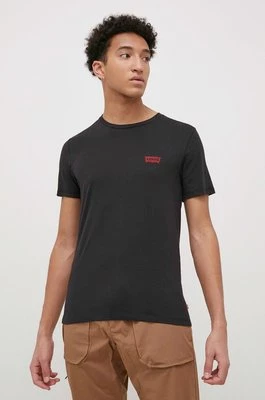 Levi's t-shirt bawełniany (2-pack) z nadrukiem 79681.0026-Neutrals
