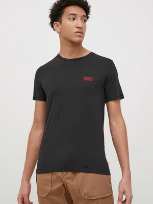 Levi's t-shirt bawełniany (2-pack) z nadrukiem 79681.0026-Neutrals