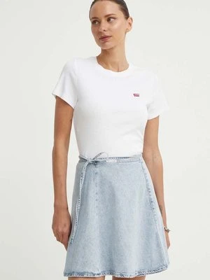 Levi's t-shirt bawełniany damski kolor biały 000KK