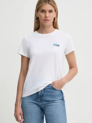 Zdjęcie produktu Levi's t-shirt bawełniany damski kolor biały 17369-2793