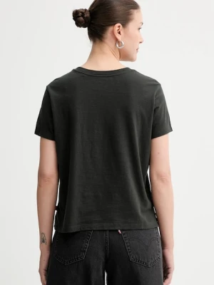 Levi's t-shirt bawełniany damski kolor czarny A8804