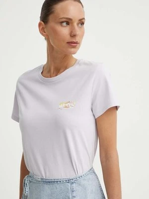 Levi's t-shirt bawełniany damski kolor fioletowy 17369