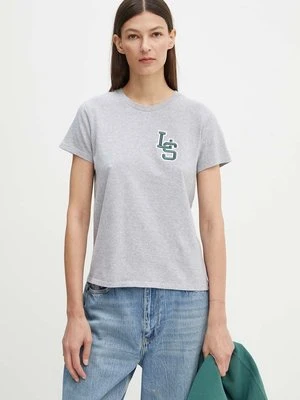 Levi's t-shirt bawełniany damski kolor szary 17369