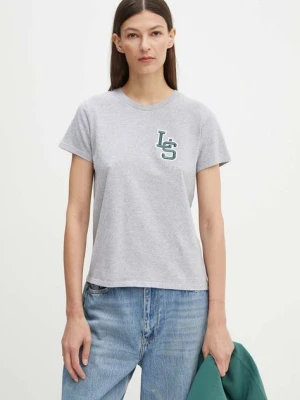 Levi's t-shirt bawełniany damski kolor szary 17369