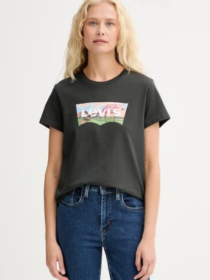 Levi's t-shirt bawełniany damski kolor szary 17369