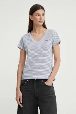 Levi's t-shirt bawełniany damski kolor szary