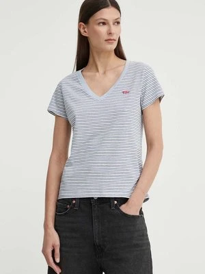 Levi's t-shirt bawełniany damski kolor szary