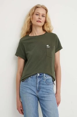 Levi's t-shirt bawełniany damski kolor zielony