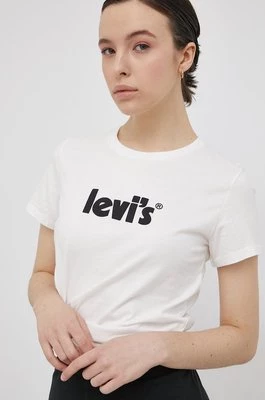 Levi's T-shirt bawełniany kolor biały 17369.1755-Neutrals
