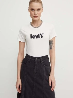 Levi's T-shirt bawełniany kolor biały 17369.1755-Neutrals