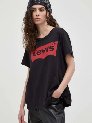 Levi's t-shirt bawełniany kolor czarny 17369.0201-BLACK