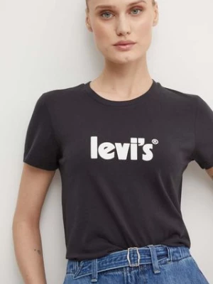 Levi's T-shirt bawełniany kolor czarny 17369.1756-Blacks