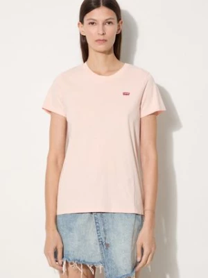 Levi's t-shirt bawełniany kolor różowy 39185.0209-Reds