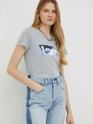 Levi's t-shirt bawełniany kolor szary