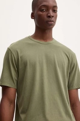 Levi's t-shirt bawełniany męski kolor zielony gładki A3756