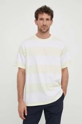 Levi's t-shirt bawełniany kolor żółty