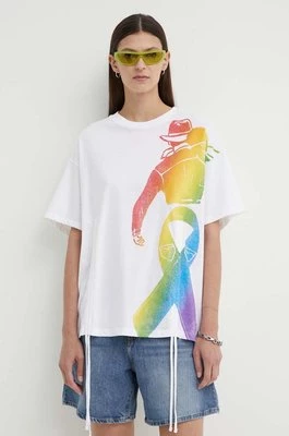 Levi's t-shirt bawełniany Pride damski kolor biały