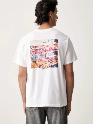 Levi's T-shirt bawełniany RELAXED FIT TEE biały