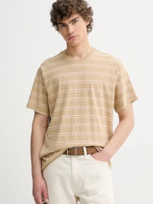 Levi's t-shirt bawełniany THE ESSENTIAL TEE męski kolor beżowy gładki A3328