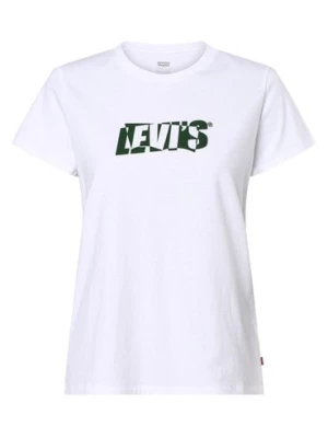 Levi's T-shirt damski Kobiety Bawełna biały nadruk,