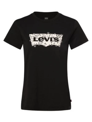 Levi's T-shirt damski Kobiety Bawełna czarny nadruk,