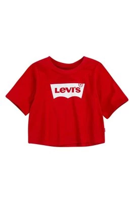 Levi's T-shirt dziecięcy kolor czerwony