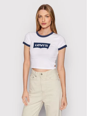 Levi's® T-Shirt Graphic Ringer A3523-0005 Biały Regular Fit