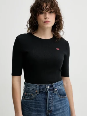 Levi's t-shirt LUCA SLIM TEE damski kolor szary A3388