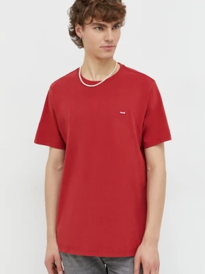 Levi's T-shirt męski bawełniany SS ORIGINAL HM TEE czerwony
