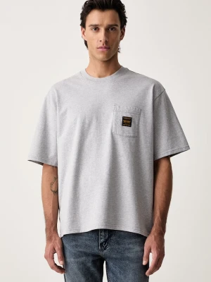 Levi's T-shirt męski bawełniany SS WORKWEAR PKT szary