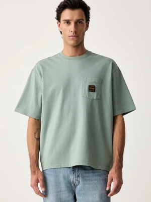 Levi's T-shirt męski bawełniany SS WORKWEAR PKT zielony