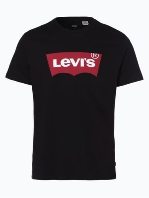 Levi's T-shirt męski Mężczyźni Bawełna czarny nadruk,