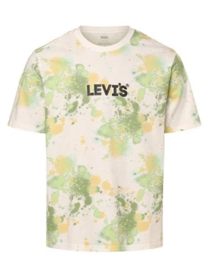 Levi's T-shirt męski Mężczyźni Bawełna zielony nadruk,