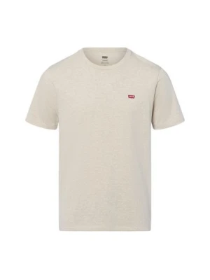 Levi's T-shirt męski Mężczyźni Dżersej beżowy jednolity,