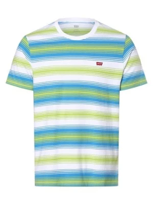 Levi's T-shirt męski Mężczyźni Dżersej biały|niebieski|zielony|wielokolorowy w paski,