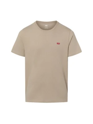 Levi's T-shirt męski Mężczyźni Dżersej brązowy|szary jednolity,