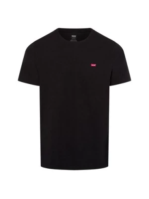 Levi's T-shirt męski Mężczyźni Dżersej czarny jednolity,