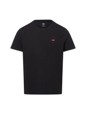 Levi's T-shirt męski Mężczyźni Dżersej czarny jednolity,