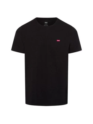 Levi's T-shirt męski Mężczyźni Dżersej czarny jednolity,
