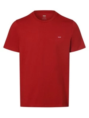 Levi's T-shirt męski Mężczyźni Dżersej czerwony jednolity,