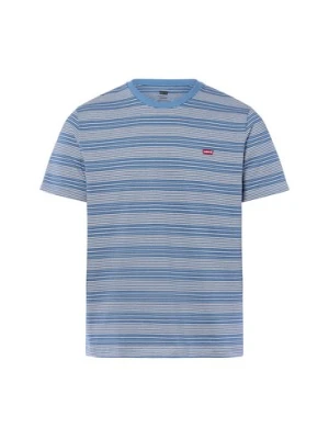 Levi's T-shirt męski Mężczyźni Dżersej niebieski|biały w paski,