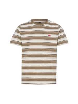 Levi's T-shirt męski Mężczyźni Dżersej zielony|biały w paski,