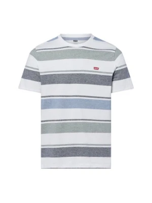 Levi's T-shirt męski Mężczyźni Dżersej zielony|niebieski|biały w paski,