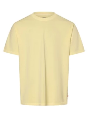 Levi's T-shirt męski Mężczyźni Dżersej żółty jednolity,