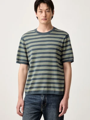 Levi's T-shirt swetrowy męski bawełniany SS SWEATER zielony