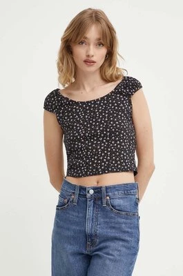 Levi's top bawełniany kolor czarny A8784